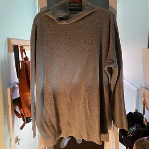 Free People Sweatshirt Mock Neck Tunic